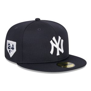 New Era New York Yankees Navy 2024 Spring Training 59FIFTY Fitted Hat